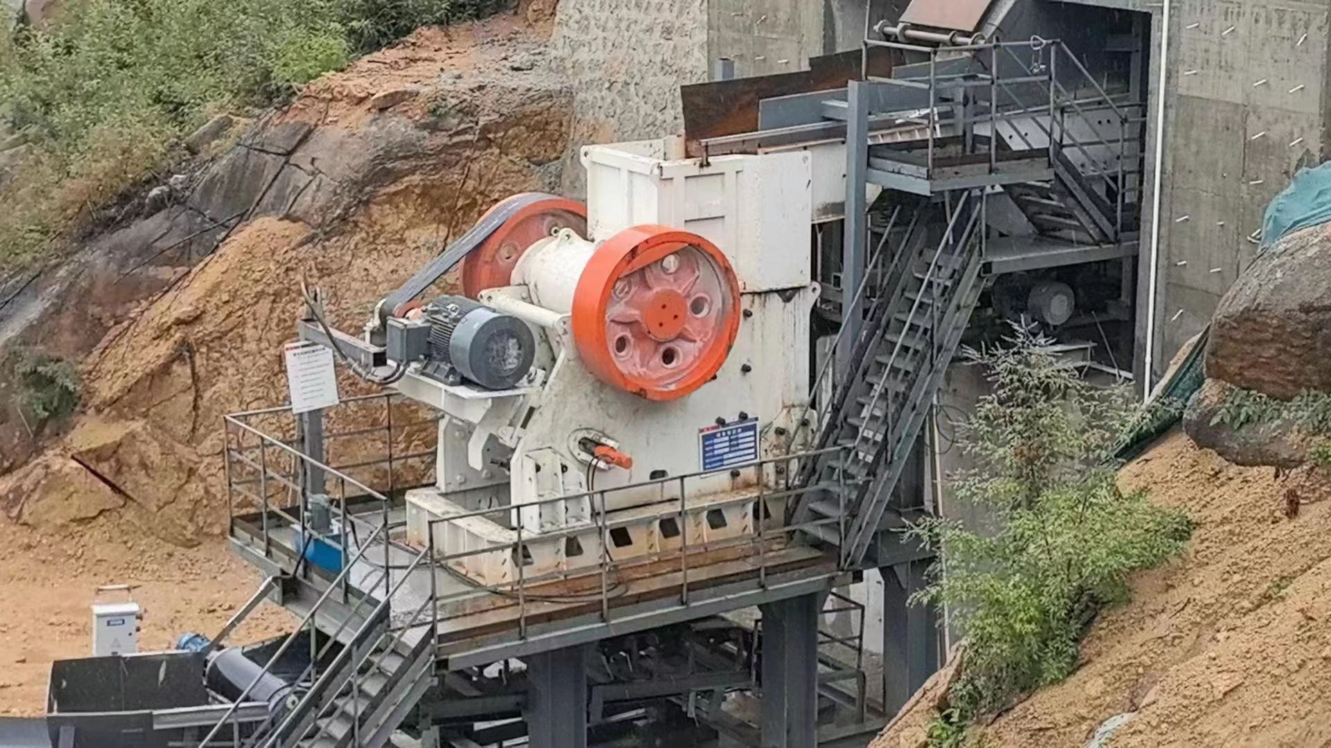 Sandmine jaw crusher