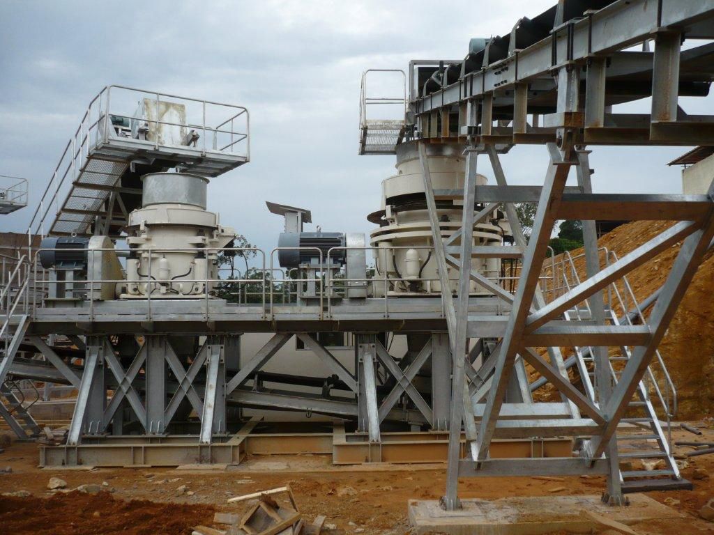 CONE CRUSHER STEEL STRUCTURE