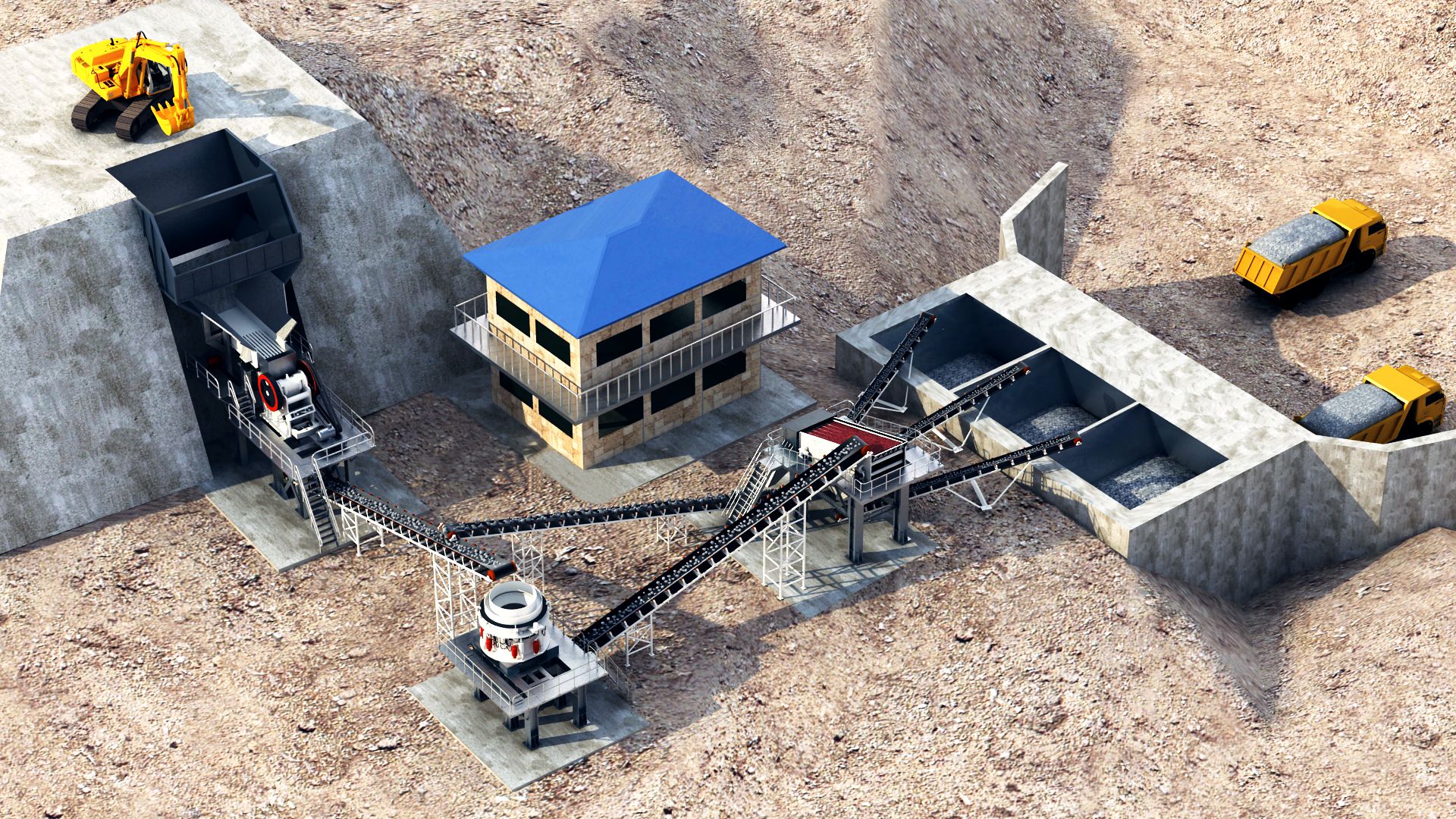 Iron ore  production line